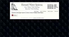 Desktop Screenshot of howardwatersystems.com